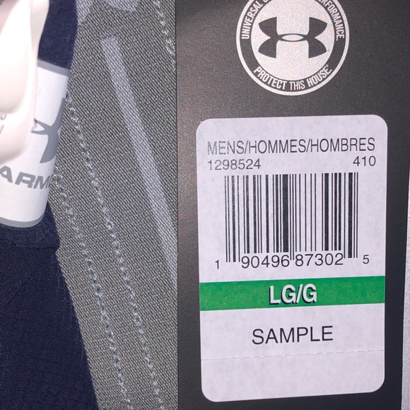 Navy Academy Blue and vegas gold Under Armour shorts - Picture 4 of 4